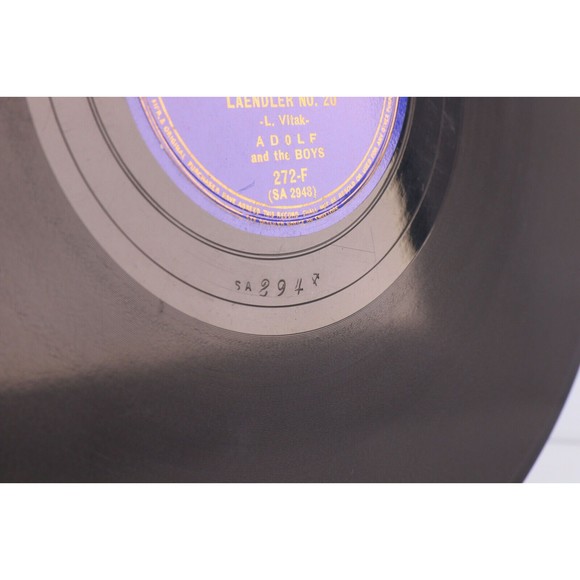 Adolf & The Boys Proto Ty Jsi Plakala/Laendler No. 20 78 rpm Record 272-F Czech - Picture 15 of 16